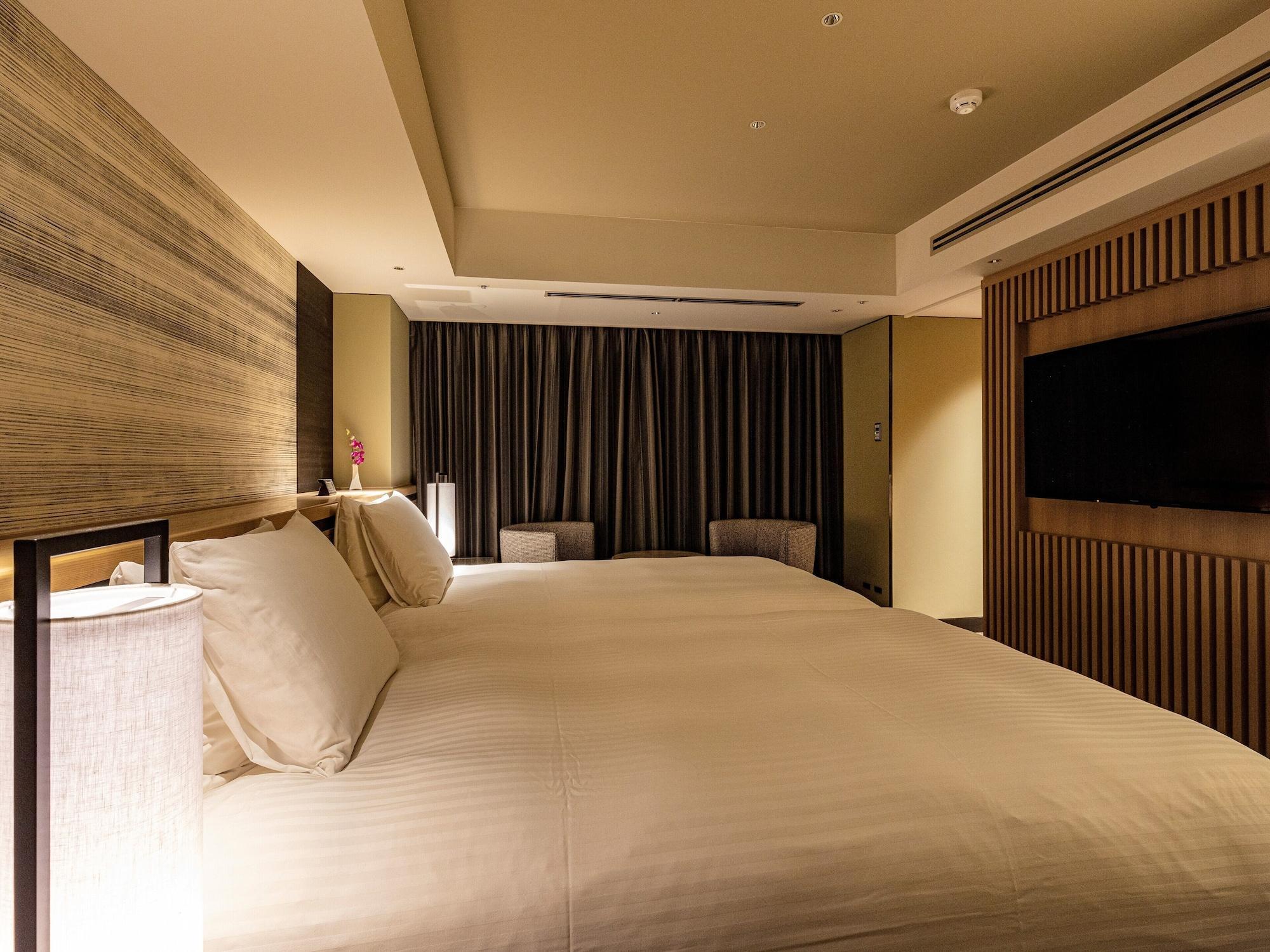 פוקואוקה Hotel Nikko Fukuoka מראה חיצוני תמונה A bedroom at the hotel